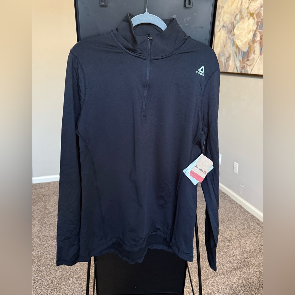 Reebok Black Half-Zip Pullover